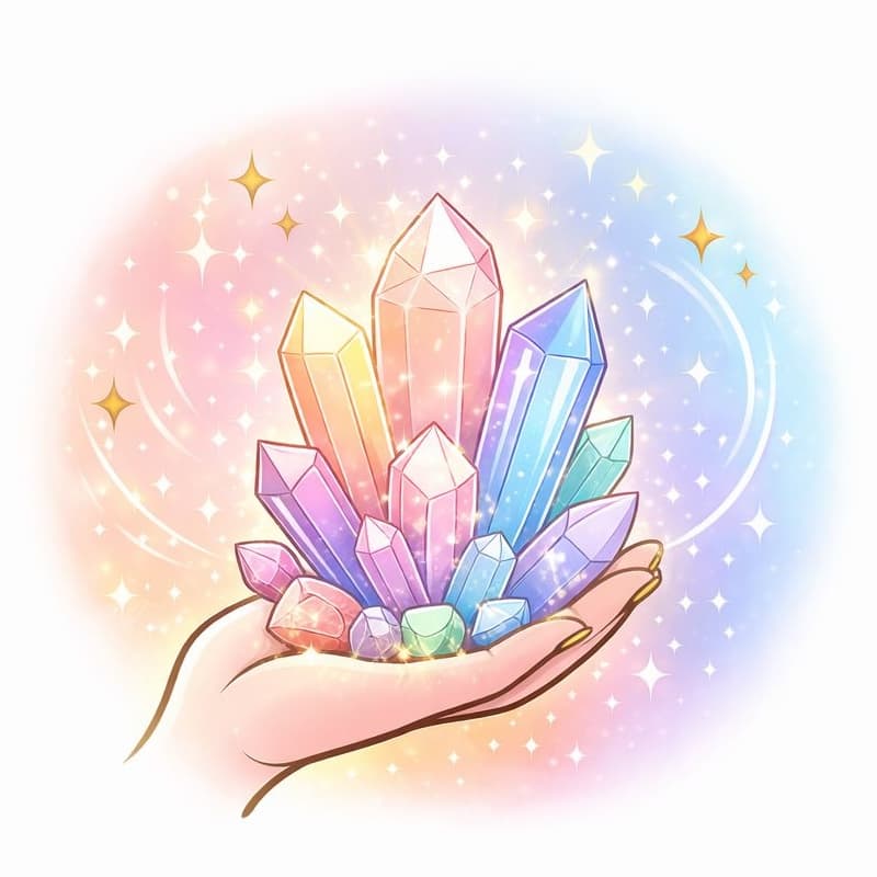 Crystal healing session